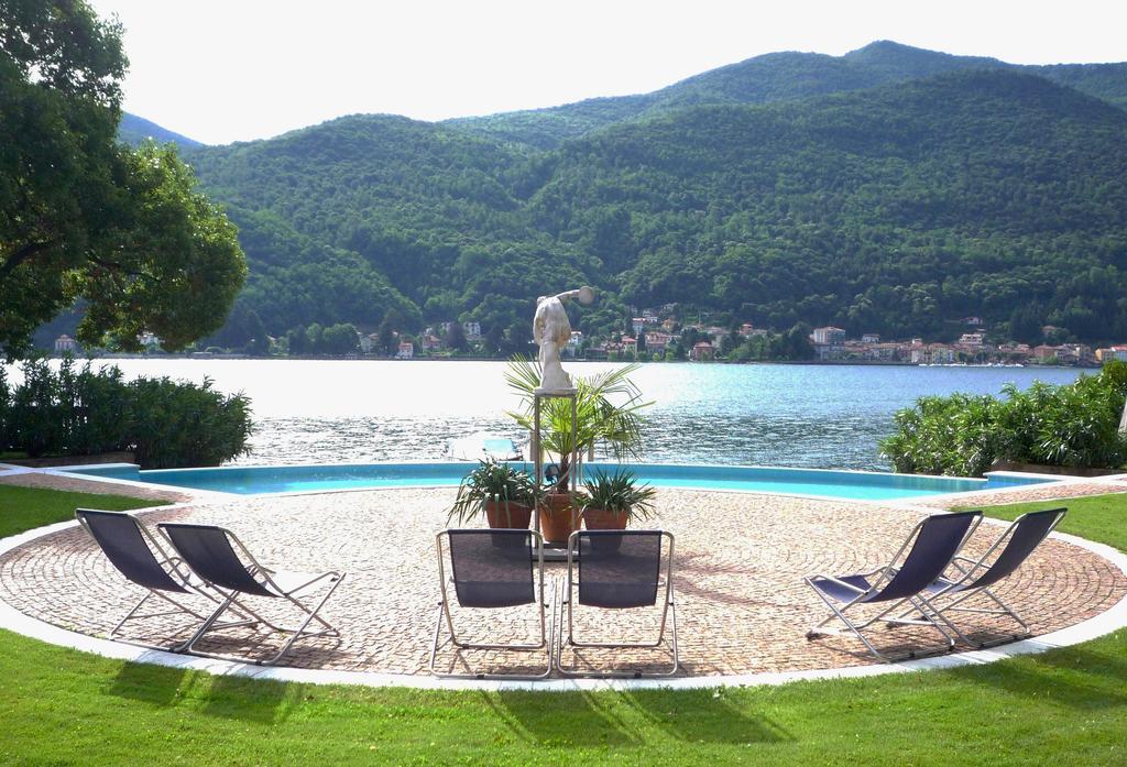 Residence Ville Lago Lugano Porto Ceresio Ngoại thất bức ảnh