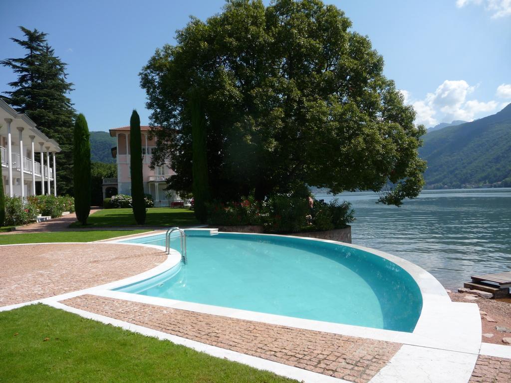 Residence Ville Lago Lugano Porto Ceresio Ngoại thất bức ảnh