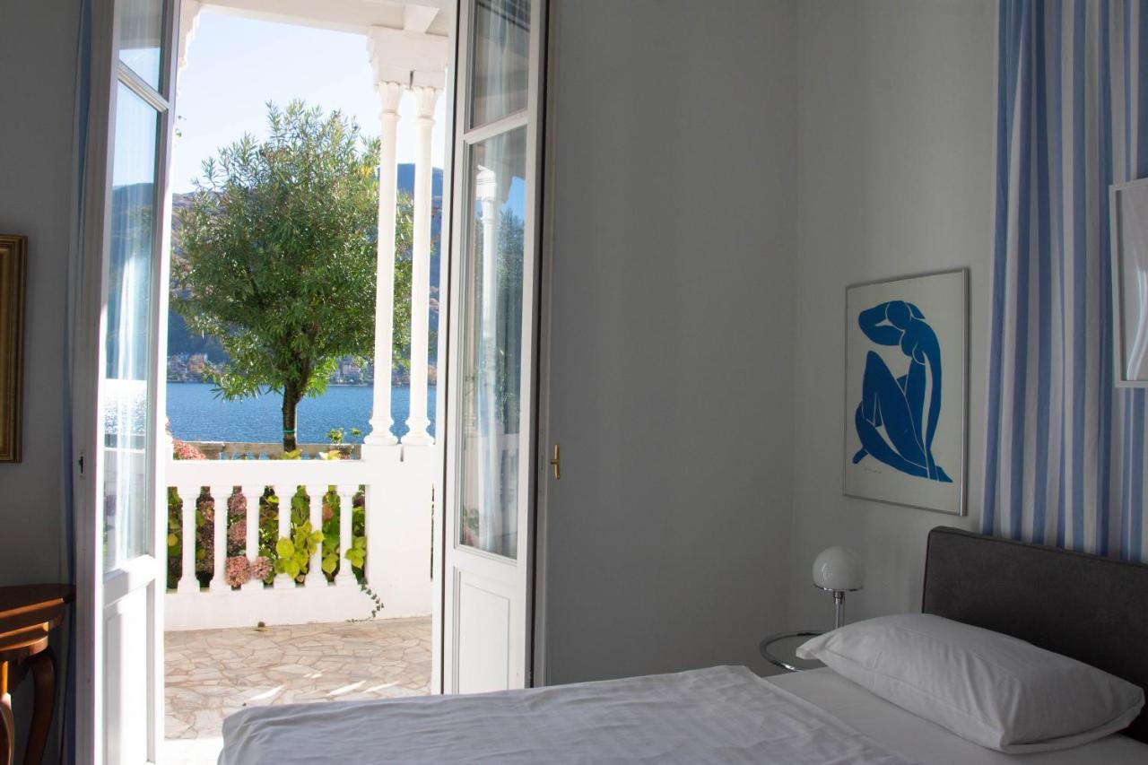 Residence Ville Lago Lugano Porto Ceresio Ngoại thất bức ảnh