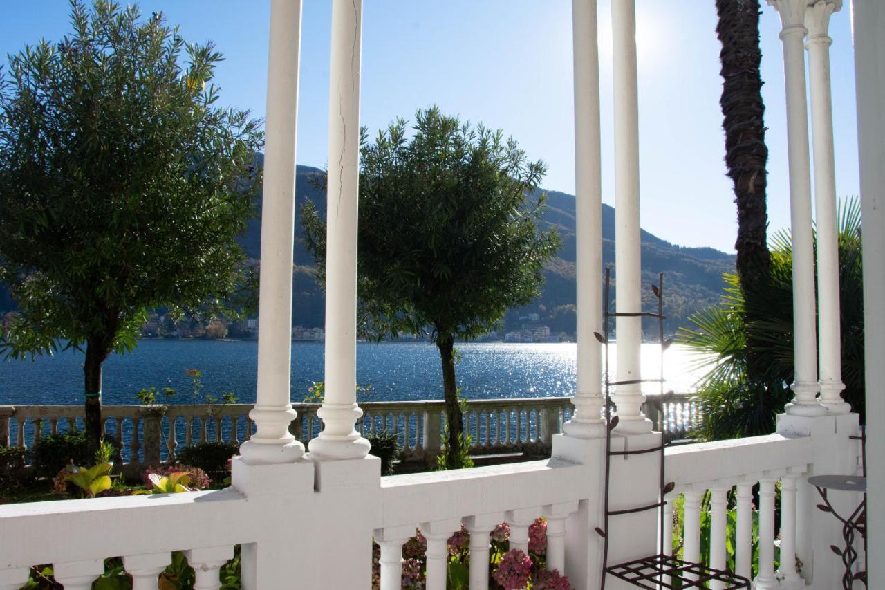 Residence Ville Lago Lugano Porto Ceresio Ngoại thất bức ảnh