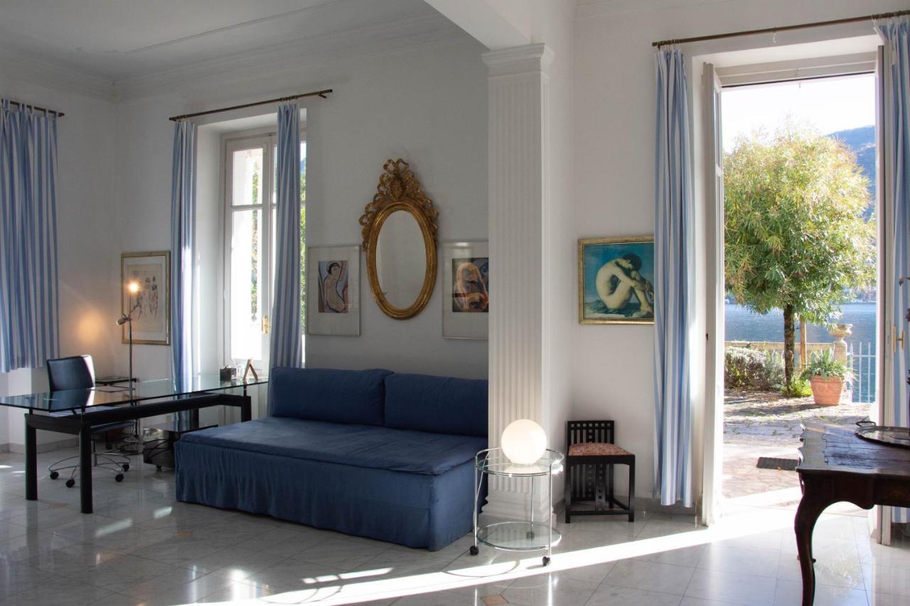 Residence Ville Lago Lugano Porto Ceresio Ngoại thất bức ảnh