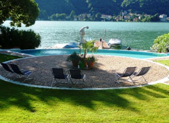 Residence Ville Lago Lugano Porto Ceresio Ngoại thất bức ảnh